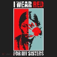 Native America Mmiw Awareness I Wear Red For My Sisters Golf Towel thumb 3