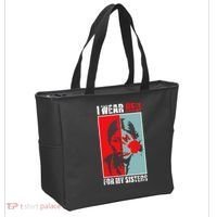 Native America Mmiw Awareness I Wear Red For My Sisters Tote Bag thumb 2