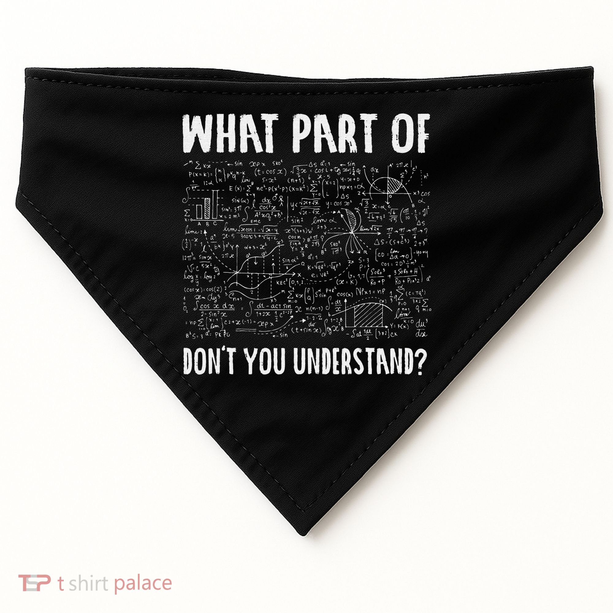 Not All Math Jokes Are Terrible Just Sum Math Teacher USA-Made Doggie Bandana