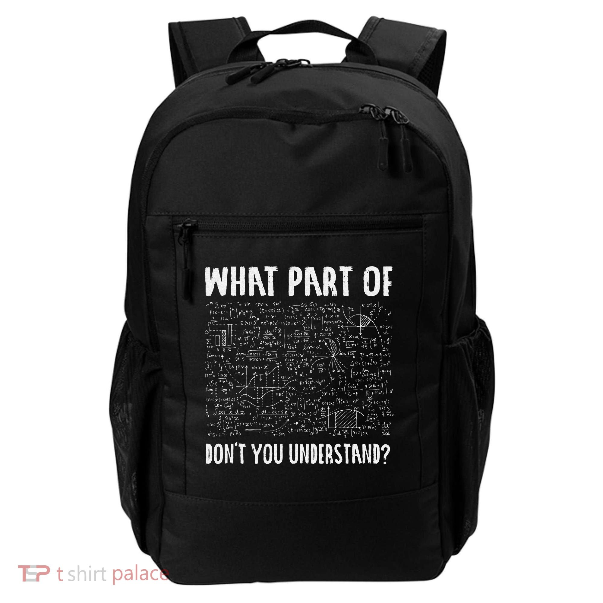 Not All Math Jokes Are Terrible Just Sum Math Teacher Backpack