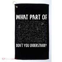 Not All Math Jokes Are Terrible Just Sum Math Teacher Golf Towel thumb 0
