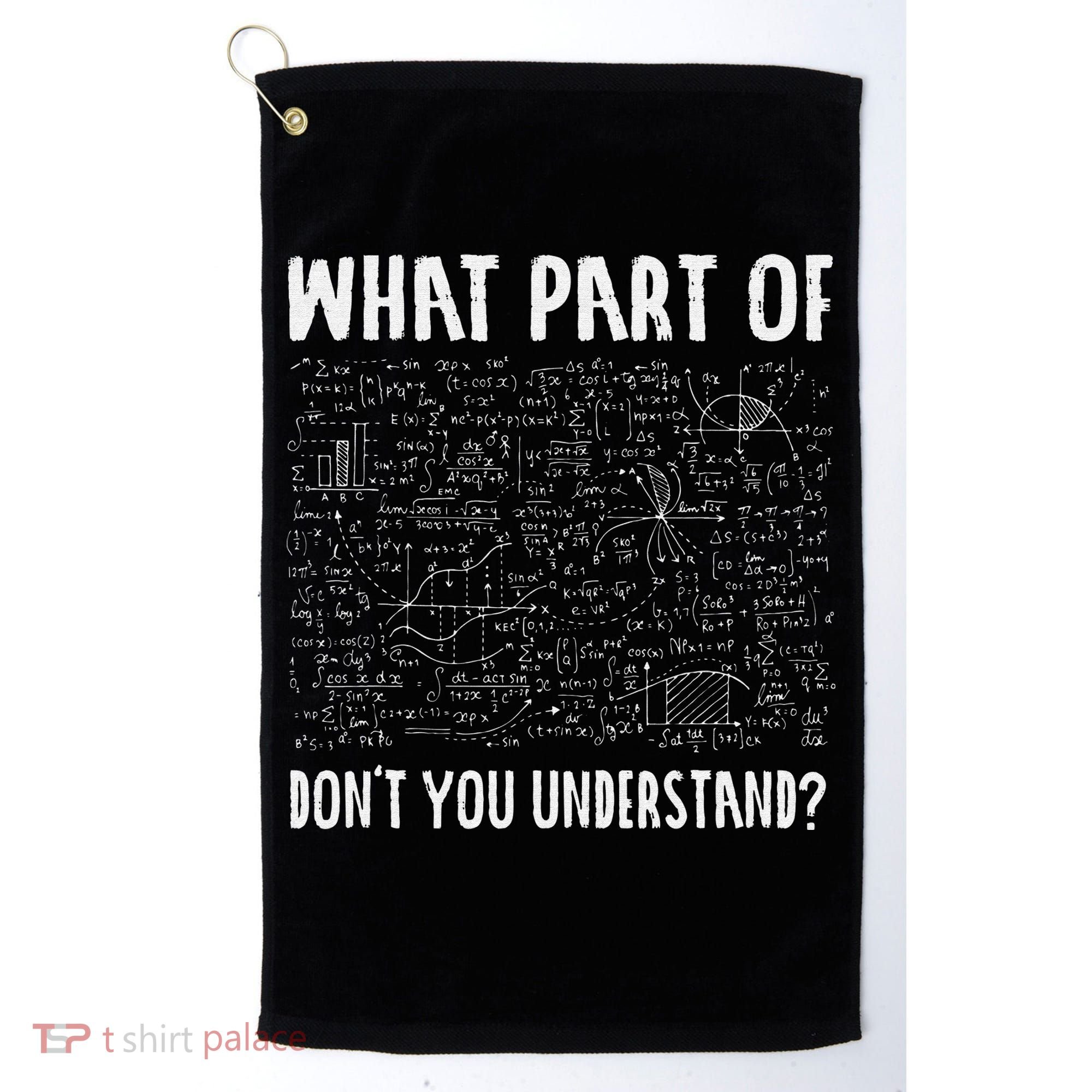 Not All Math Jokes Are Terrible Just Sum Math Teacher Golf Towel