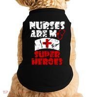 Nurses Are My Super Heroes Funny Cool Gift Doggie Tank thumb 0