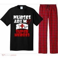 Nurses Are My Super Heroes Funny Cool Gift Pajama Set thumb 0