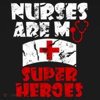 Nurses Are My Super Heroes Funny Cool Gift Women's Hoodie thumb 2