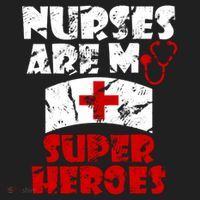 Nurses Are My Super Heroes Funny Cool Gift Hat thumb 2