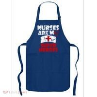 Nurses Are My Super Heroes Funny Cool Gift Apron thumb 0