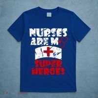 Nurses Are My Super Heroes Funny Cool Gift T-Shirt thumb 5