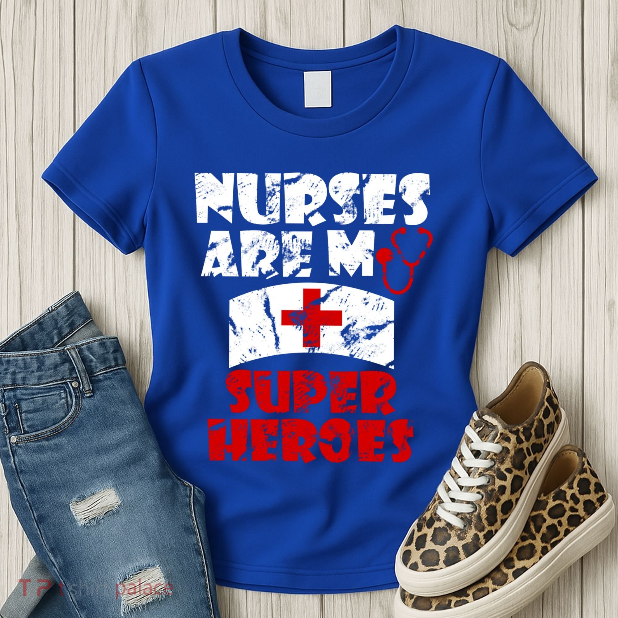 Nurses Are My Super Heroes Funny Cool Gift Women's T-Shirt