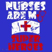 Nurses Are My Super Heroes Funny Cool Gift Kids Sweatshirt thumb 2