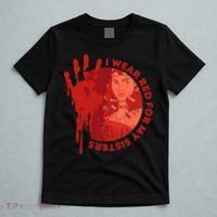 Native America Mmiw Awareness I Wear Red For My Sisters T-Shirt thumb 5
