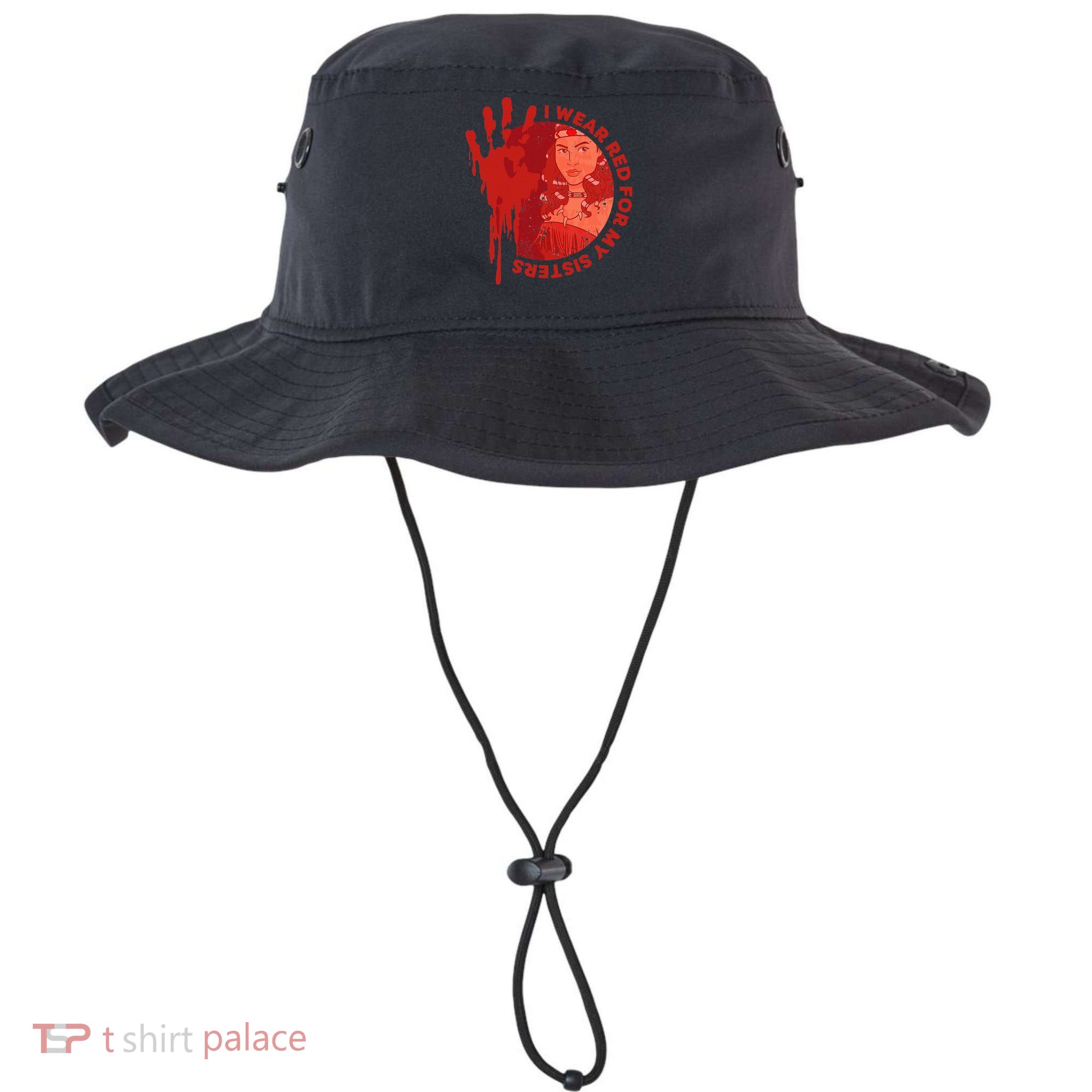 Native America Mmiw Awareness I Wear Red For My Sisters Bucket Hat
