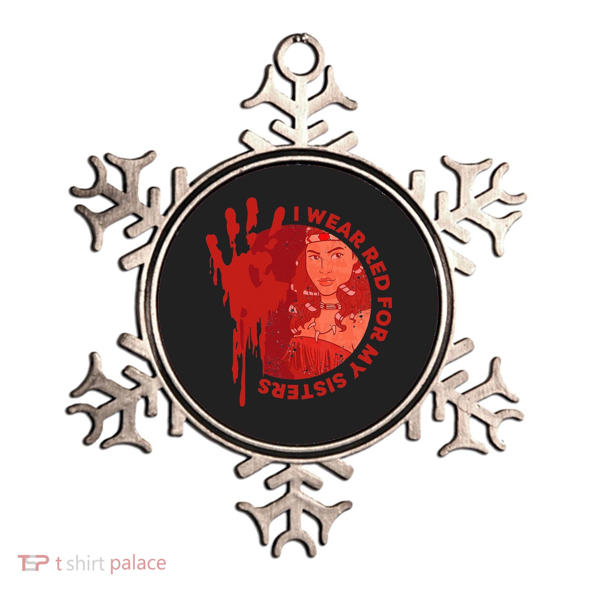 Native America Mmiw Awareness I Wear Red For My Sisters Ornament