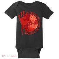 Native America Mmiw Awareness I Wear Red For My Sisters Baby Bodysuit thumb 0