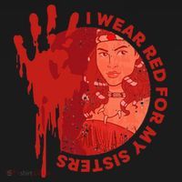 Native America Mmiw Awareness I Wear Red For My Sisters Baby Bodysuit thumb 2