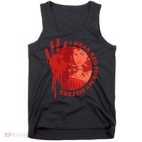 Native America Mmiw Awareness I Wear Red For My Sisters Tank Top thumb 0