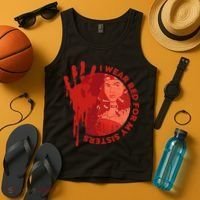 Native America Mmiw Awareness I Wear Red For My Sisters Tank Top thumb 4