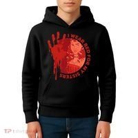 Native America Mmiw Awareness I Wear Red For My Sisters Kids Hoodie thumb 4