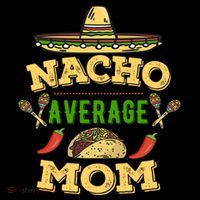 Nacho Average Mom Cinco De Mayo Gift Backpack thumb 2