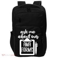 Nurse Ask Me About Ama Forms Impact Tech Backpack thumb 0