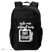 Nurse Ask Me About Ama Forms Backpack thumb 0