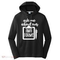 Nurse Ask Me About Ama Forms Performance Fleece Hoodie thumb 0
