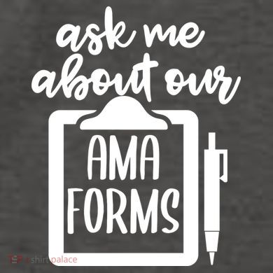Nurse Ask Me About Ama Forms Vector Backpack