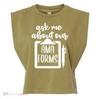 Nurse Ask Me About Ama Forms Garment-Dyed Women's Muscle Tee thumb 0