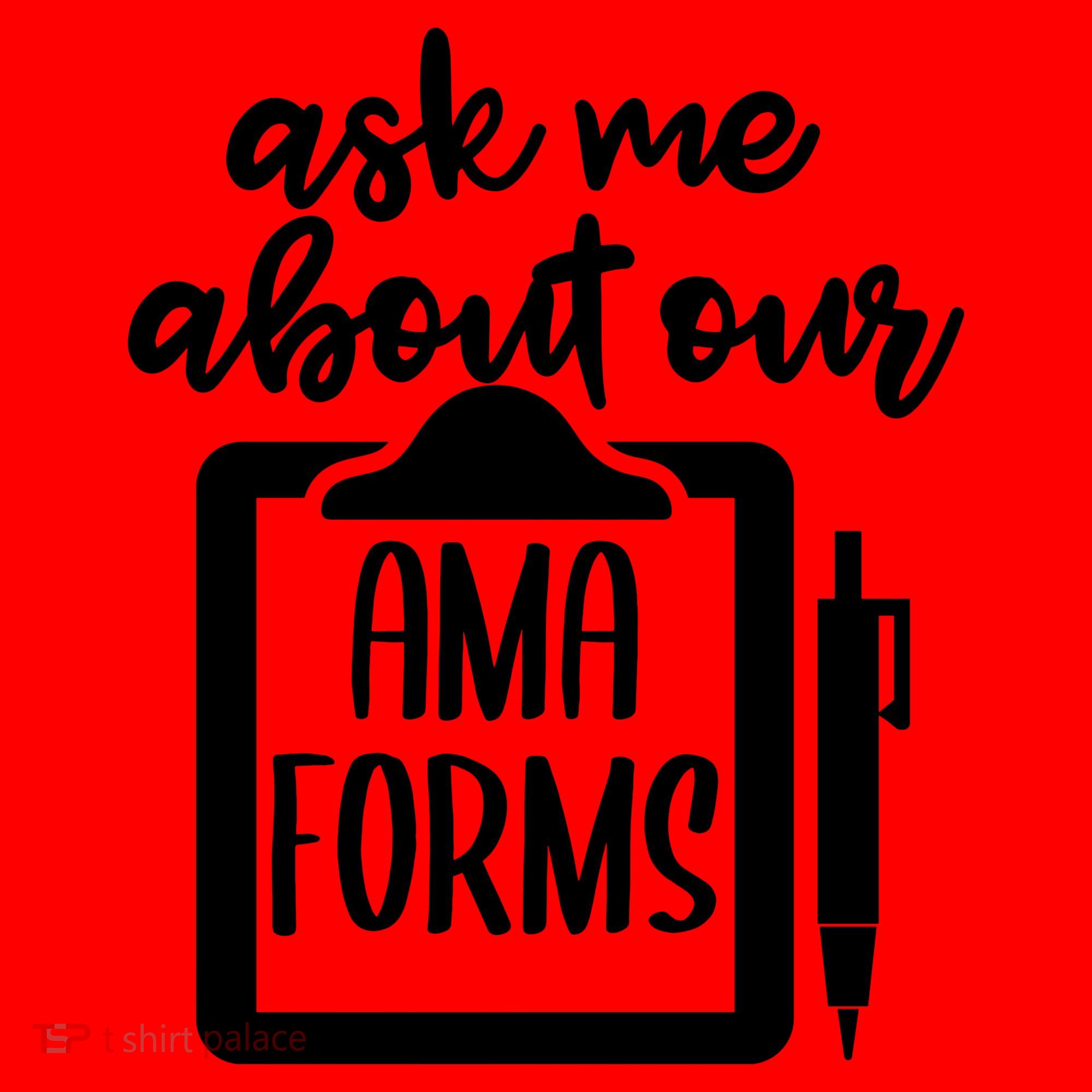 Nurse Ask Me About Ama Forms Santa Hat