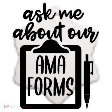 Nurse Ask Me About Ama Forms Ceramic Ornament