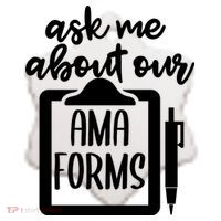 Nurse Ask Me About Ama Forms Ceramic Ornament thumb 2