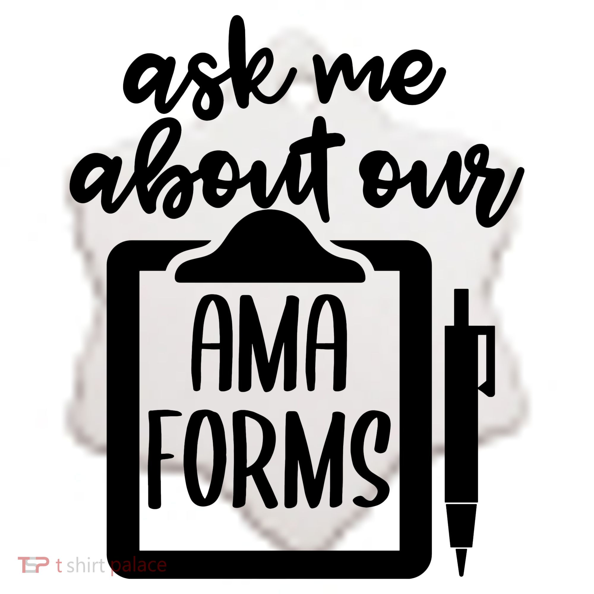 Nurse Ask Me About Ama Forms Ceramic Ornament