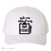 Nurse Ask Me About Ama Forms Yupoong Adult 5-Panel Trucker Hat thumb 0
