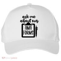 Nurse Ask Me About Ama Forms Five-Panel Snapback Cap thumb 0