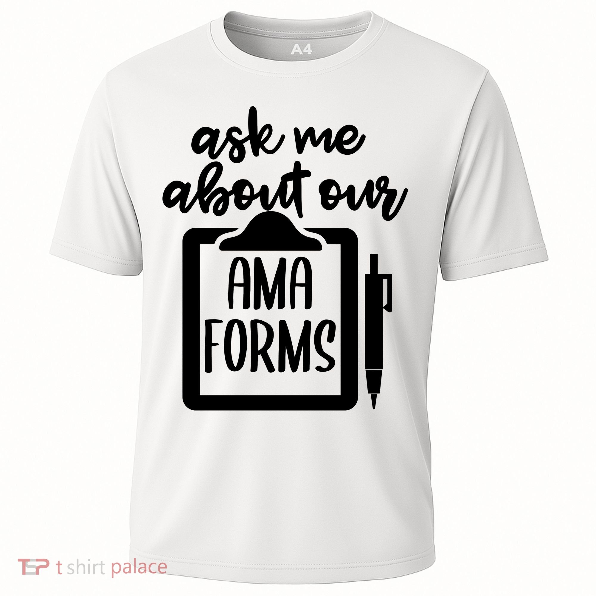 Nurse Ask Me About Ama Forms Cooling Performance Crew T-Shirt