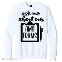 Nurse Ask Me About Ama Forms V.I.T. Fleece Crew Sweatshirt thumb 0