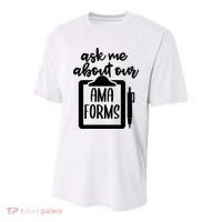 Nurse Ask Me About Ama Forms Youth Performance Sprint T-Shirt thumb 0
