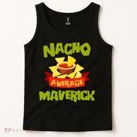 NACHO AVERAGE MAVERICK Funny Birthday Personalized Name Gift Tank Top thumb 2