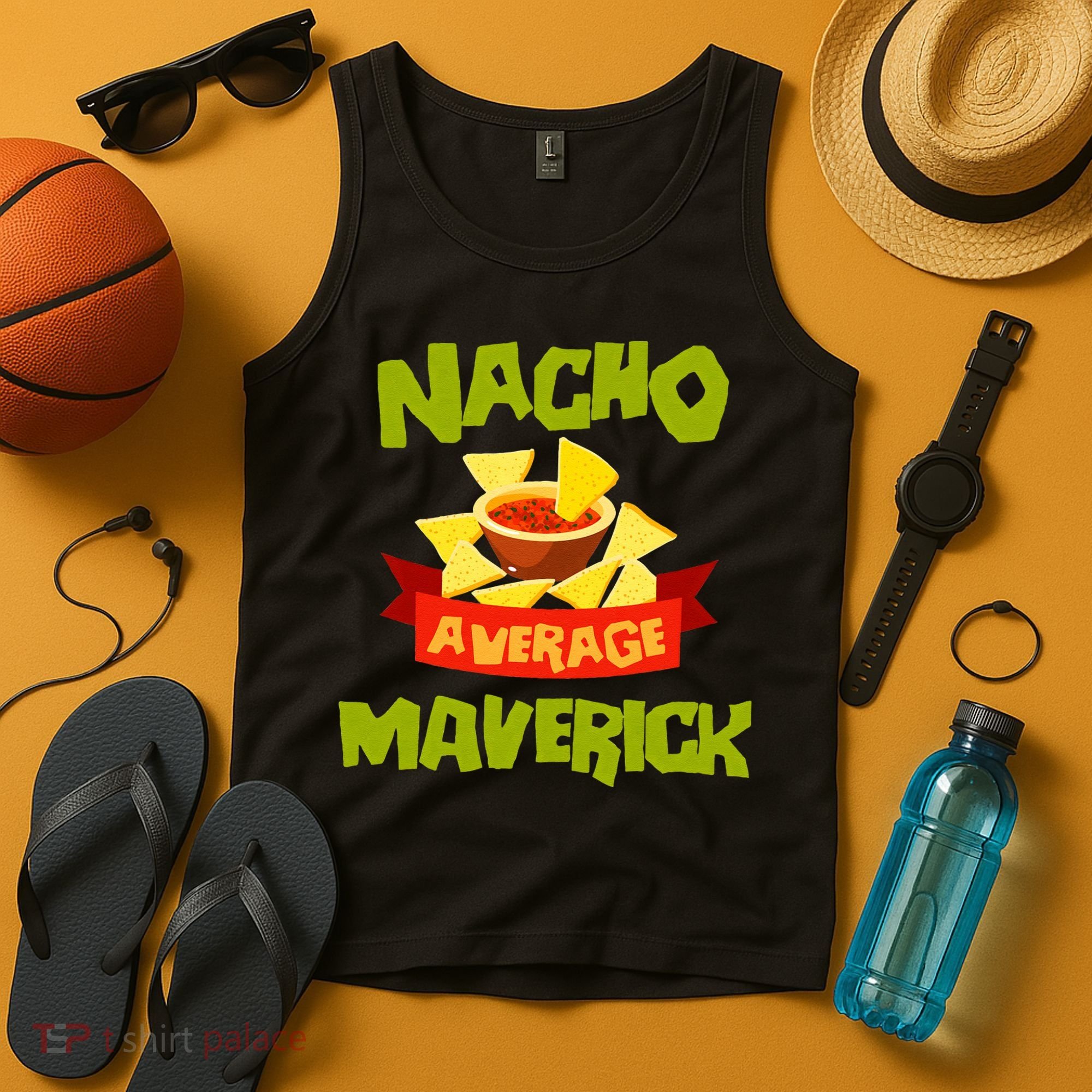 NACHO AVERAGE MAVERICK Funny Birthday Personalized Name Gift Tank Top
