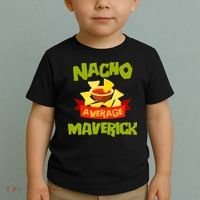 NACHO AVERAGE MAVERICK Funny Birthday Personalized Name Gift Toddler T-Shirt thumb 2