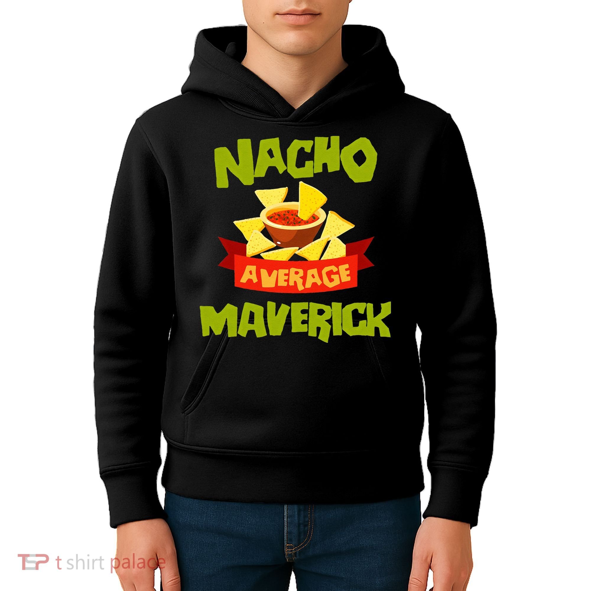 NACHO AVERAGE MAVERICK Funny Birthday Personalized Name Gift Kids Hoodie