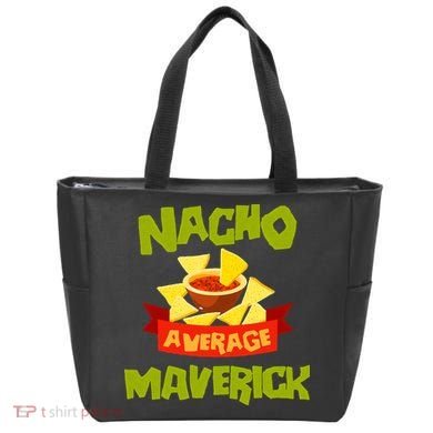 NACHO AVERAGE MAVERICK Funny Birthday Personalized Name Gift Tote Bag