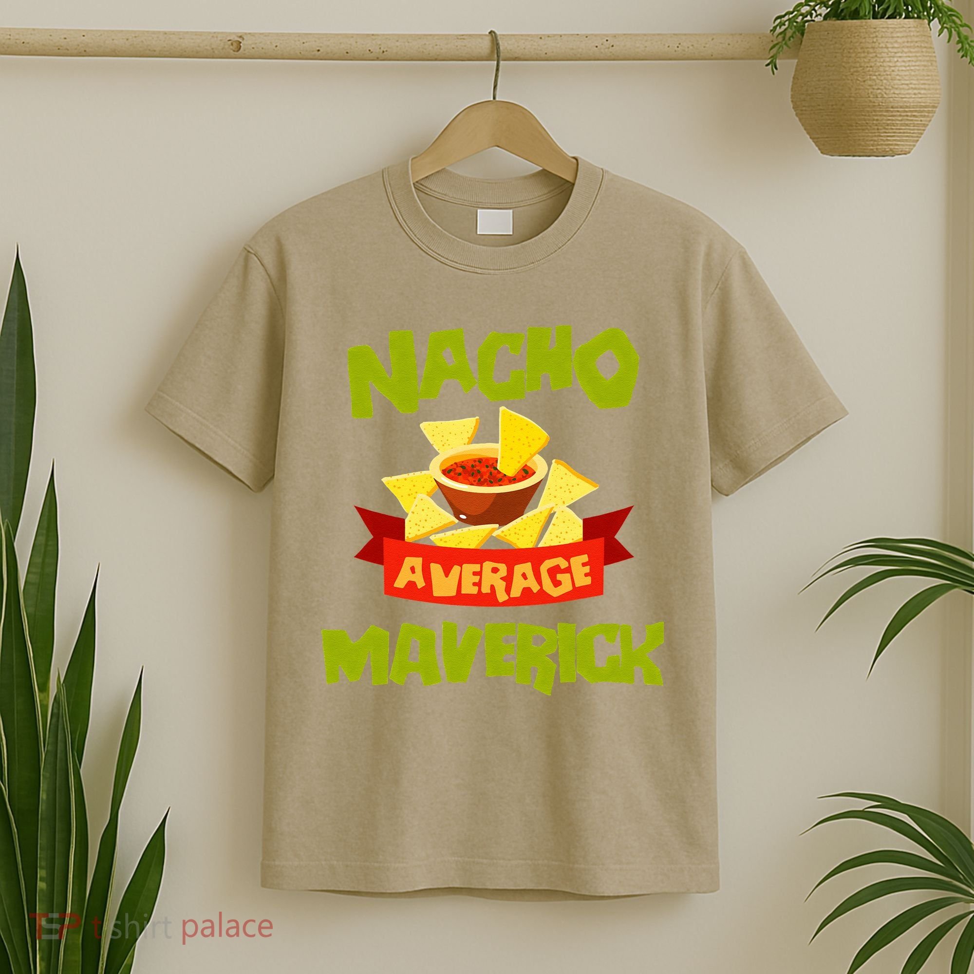 NACHO AVERAGE MAVERICK Funny Birthday Personalized Name Gift T-Shirt