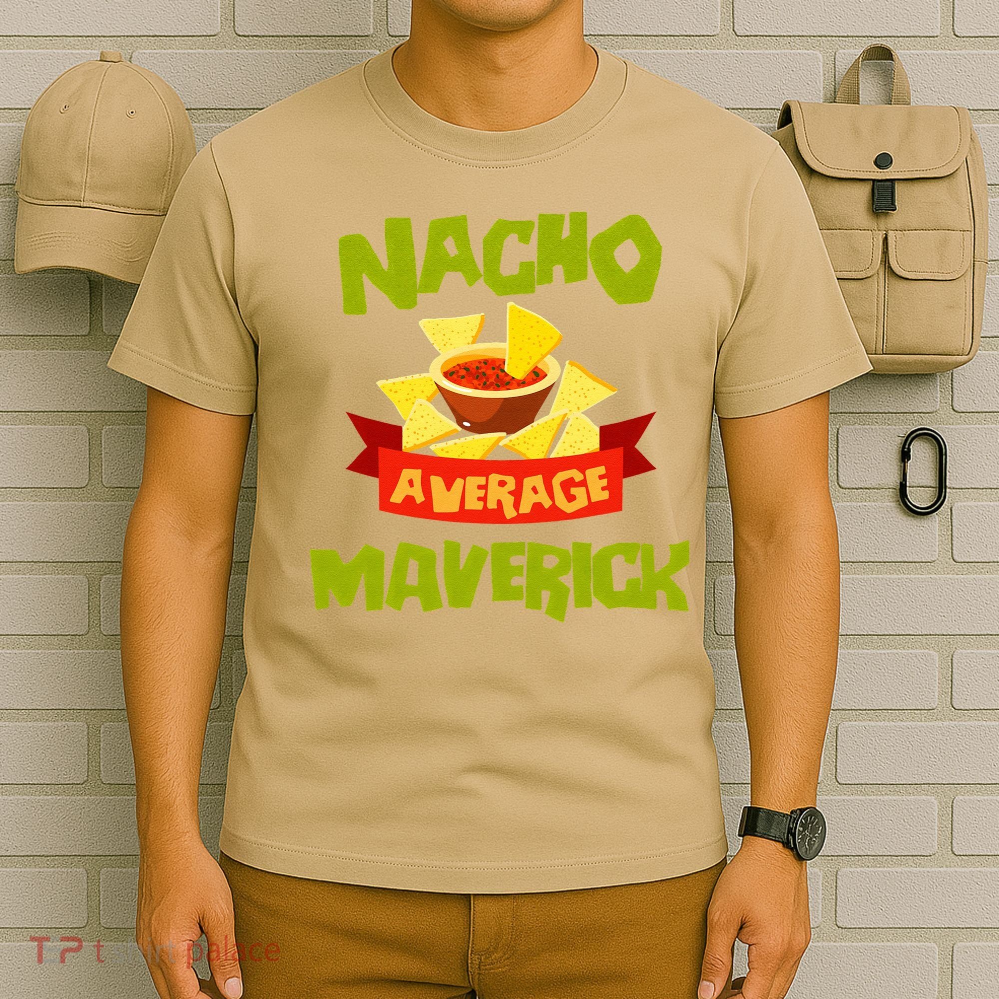 NACHO AVERAGE MAVERICK Funny Birthday Personalized Name Gift T-Shirt