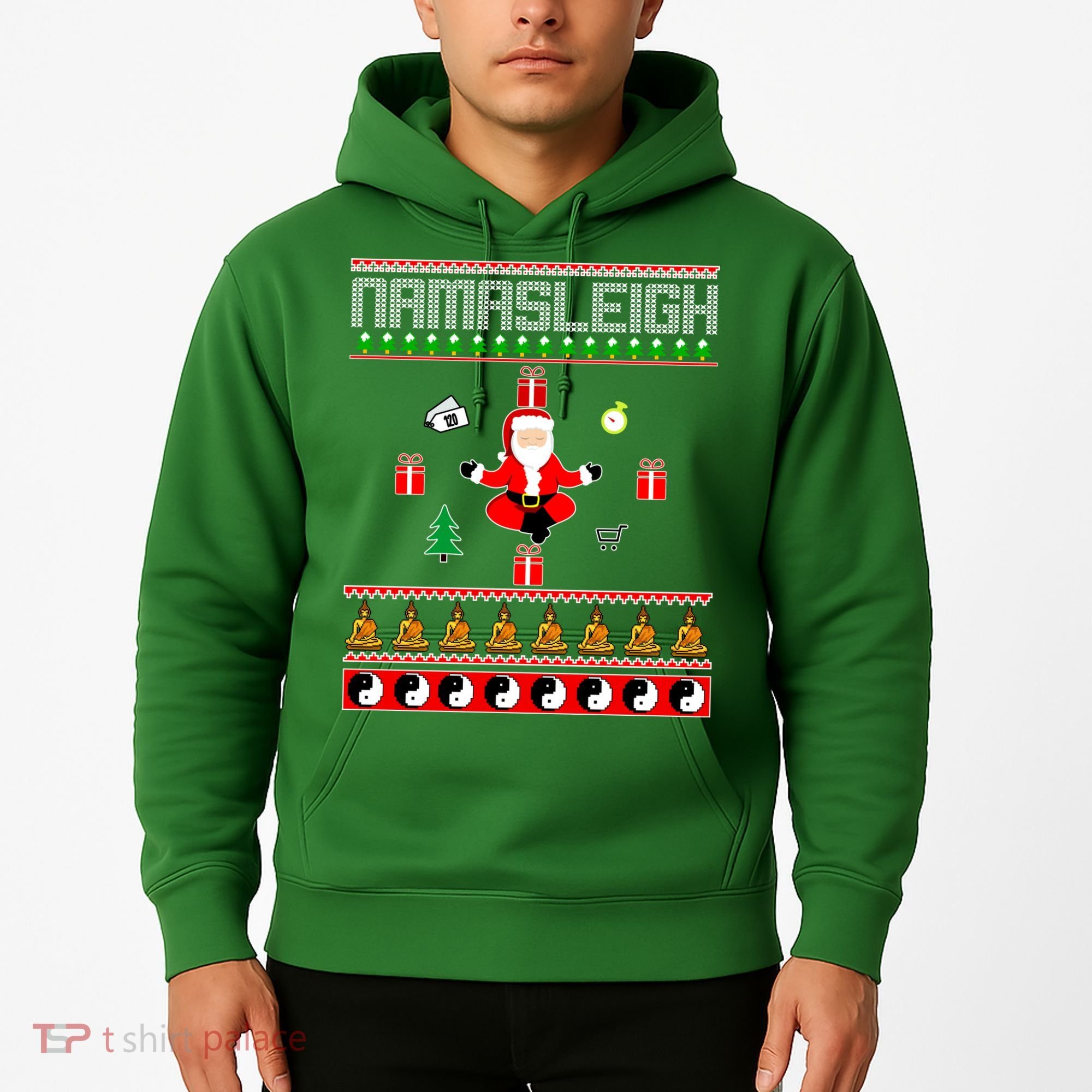 Namasleigh Ugly Christmas Hoodie