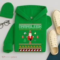 Namasleigh Ugly Christmas Hoodie thumb 4