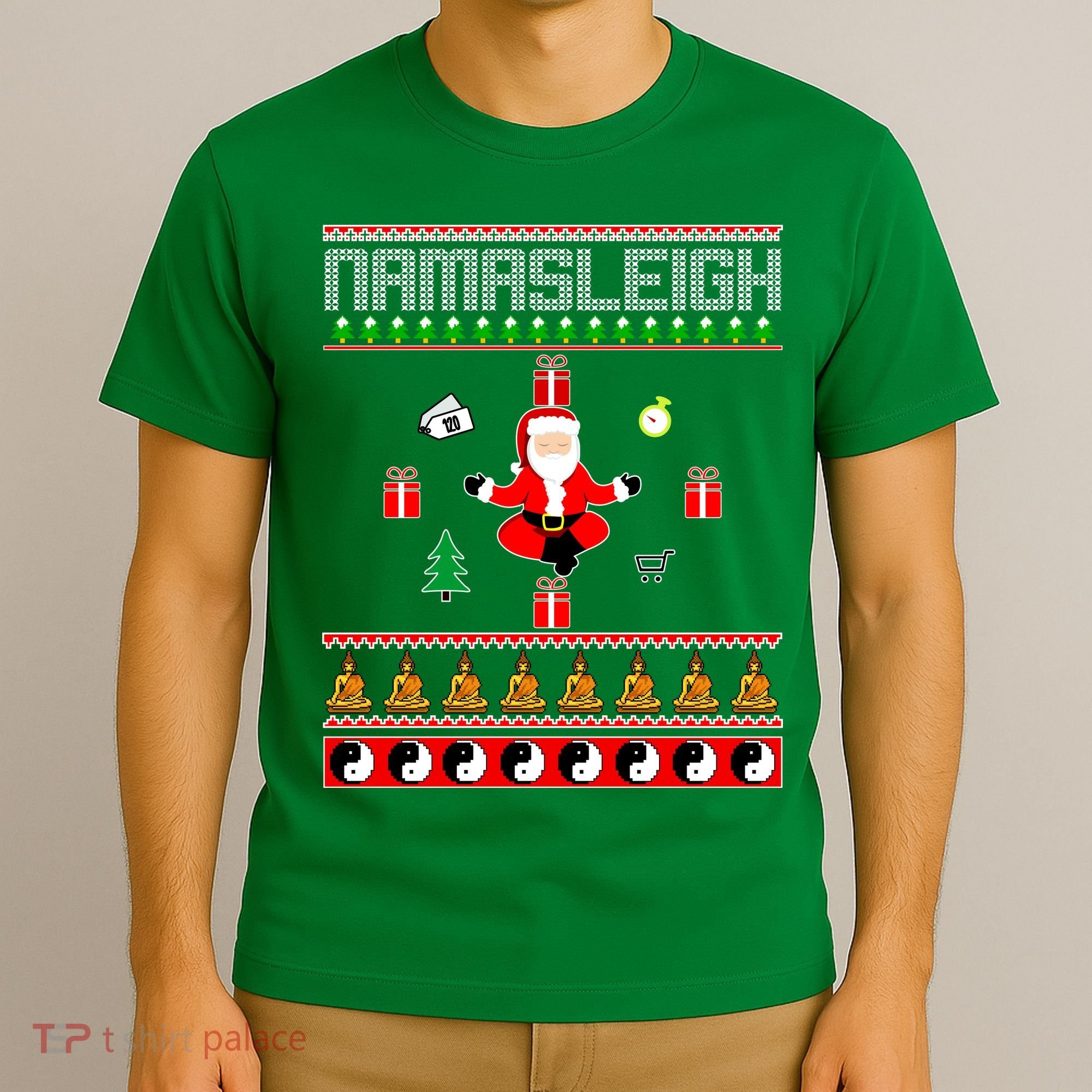 Namasleigh Ugly Christmas T-Shirt