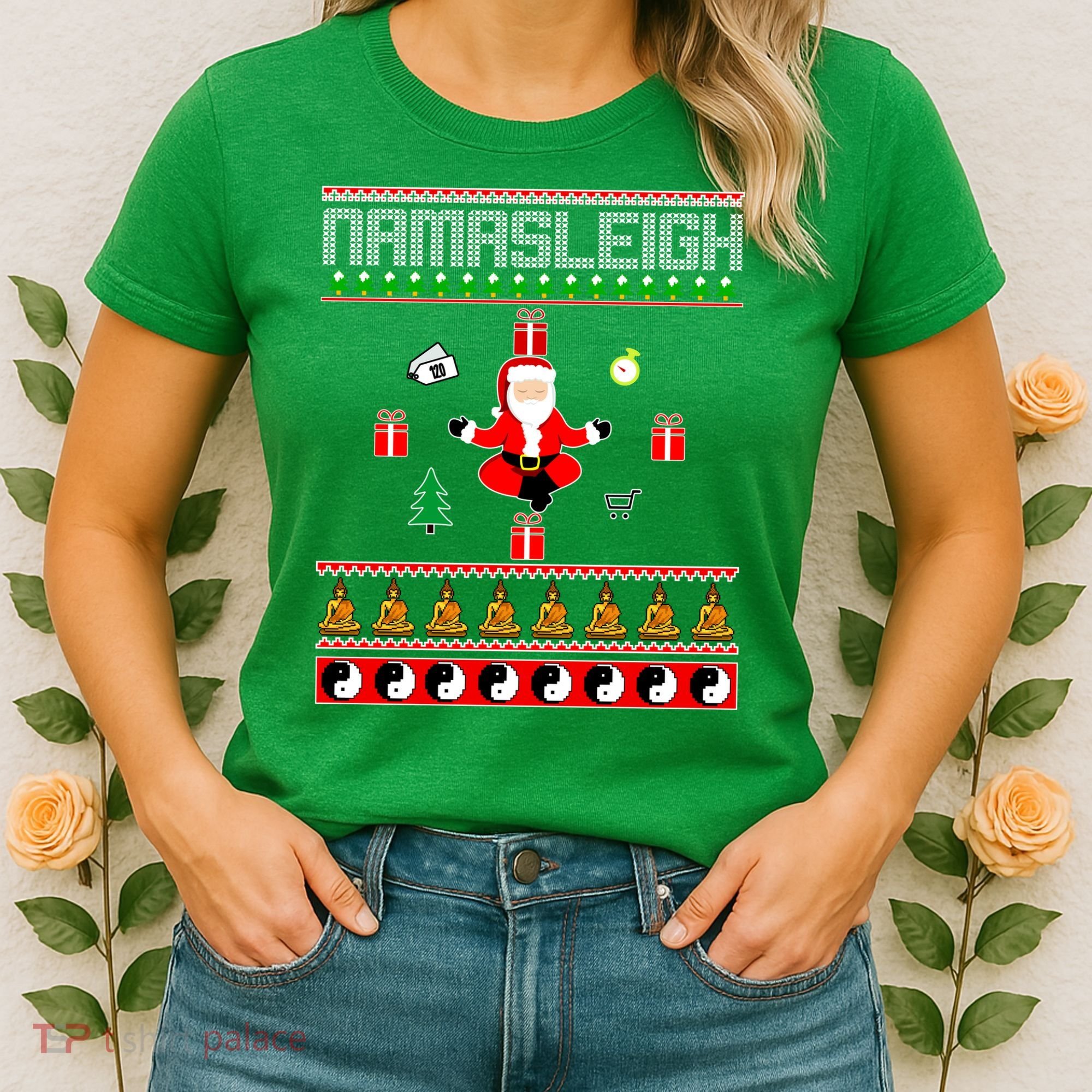 Namasleigh Ugly Christmas Women's T-Shirt