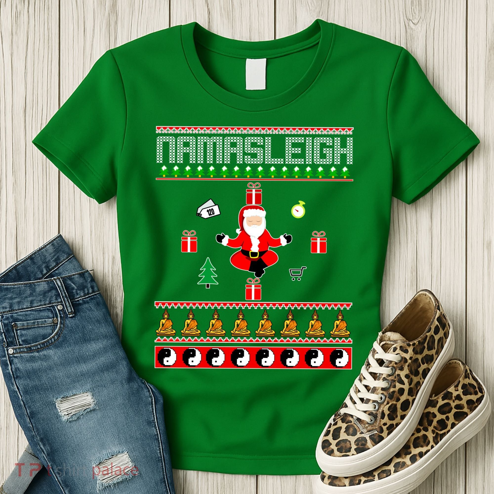 Namasleigh Ugly Christmas Women's T-Shirt