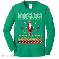 Namasleigh Ugly Christmas Kids Long Sleeve Shirt thumb 0